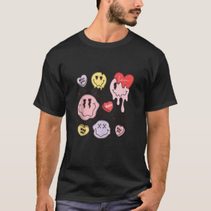 Camiseta Você Faz-Me Derreter Feliz Rosto Docente Retro Val