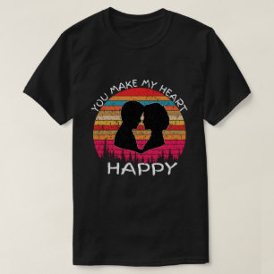 Camiseta Você faz meu coração feliz