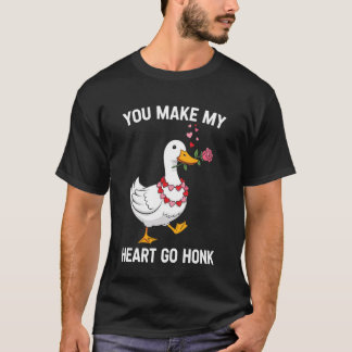 Camiseta Você Faz Meu Coração Ir Honk Patozao Valentão