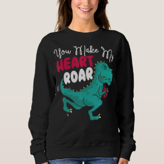 Camiseta Você Faz Meu Coração Roar Dino Paleontólogo Dinosa