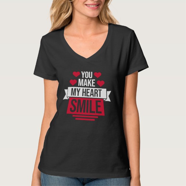 Camiseta Você Faz Meu Coração Sorrir (Frente)
