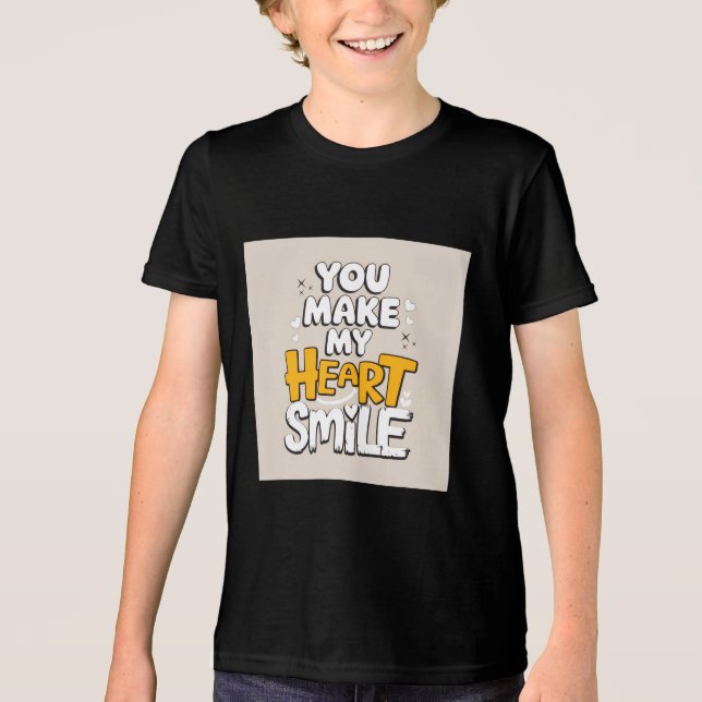 Camiseta Você Faz Meu Coração Sorrir (Frente)