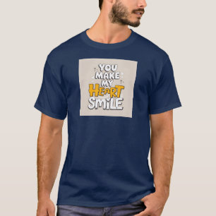 Camiseta Você Faz Meu Coração Sorrir