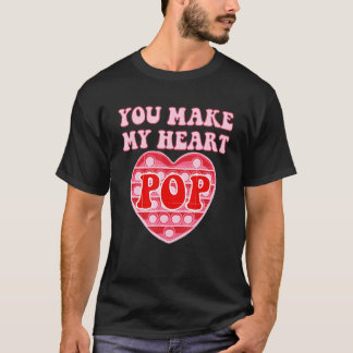Camiseta Você Faz O Meu Pop Feliz dia de os namorados Cardí