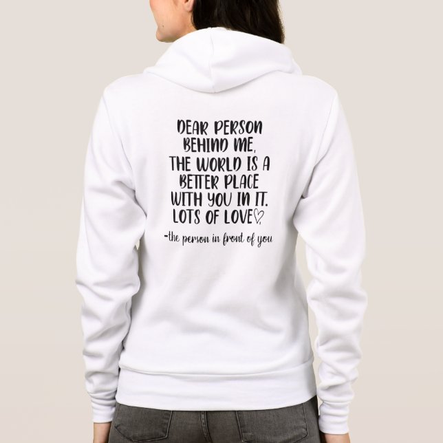 Camiseta Você faz o mundo melhor (Verso)