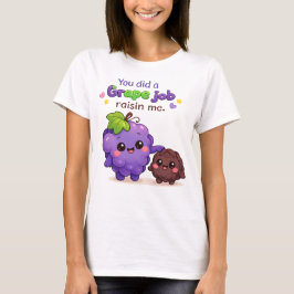 Camiseta Você Fez um Ótimo Trabalho Me Criando Dia dos Pais