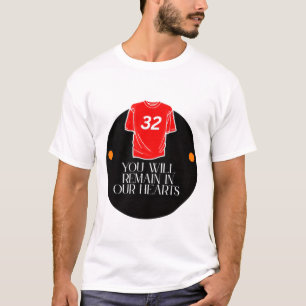Camiseta Você ficará em nossos corações rudi johnson