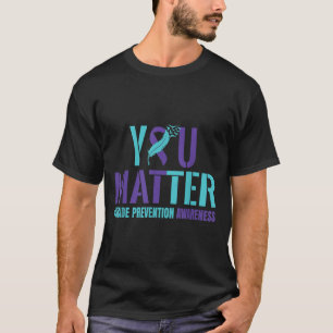 Camiseta Você - Fita de Conscientização Roxa Azul Claro Pre