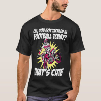 Camiseta Você foi atacado no futebol hoje que é uma saia bo