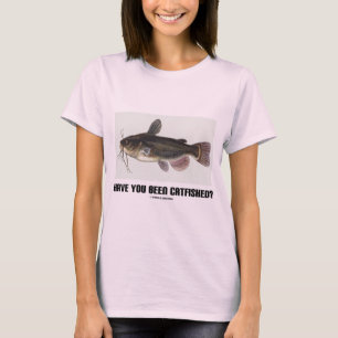 Camiseta Você foi Catfished? (Ilustração do peixe-gato)