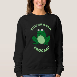 Camiseta Você Foi Frogado Meme de Sapo Fofo