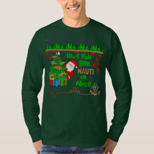 Camiseta Você Foi Nauti ou Bom Natal?
