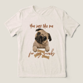 Camiseta Você gosta de mim para os meus peitos