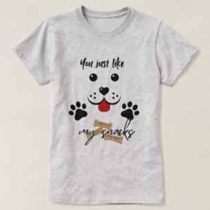 Camiseta Você Gosta Dos Meus Snacks