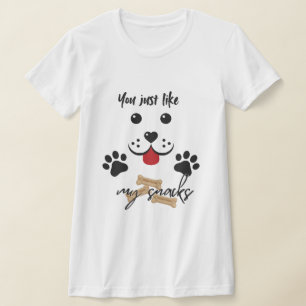 Camiseta Você Gosta Dos Meus Snacks