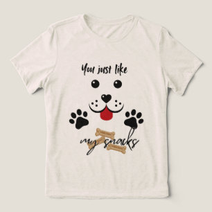 Camiseta Você Gosta Dos Meus Snacks