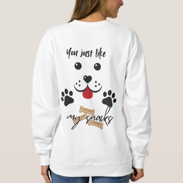Camiseta Você Gosta Dos Meus Snacks (Verso)