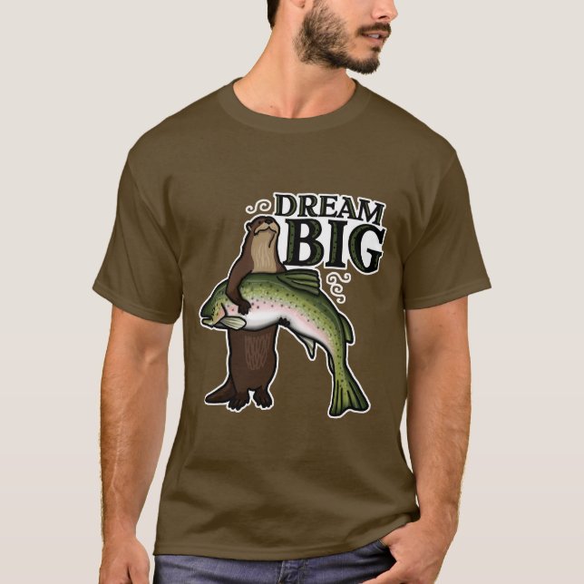 Camiseta Você grande ideal da lontra (Frente)