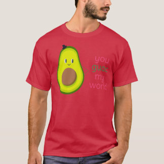 Camiseta Você Guac Meu Casal De Rapaz Avocado