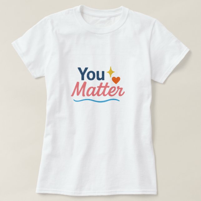 Camiseta Você Importa. (Frente do Design)