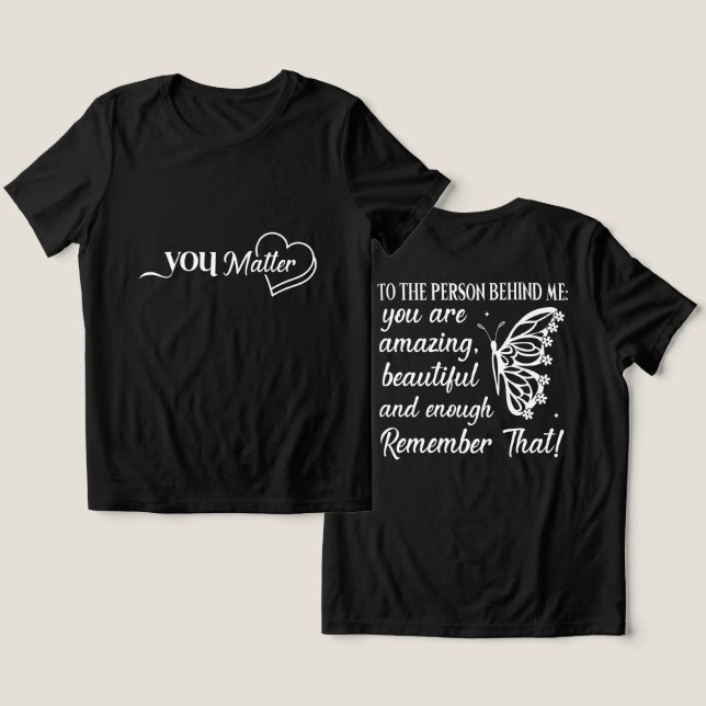 Camiseta Você Importa (Design Frente e Verso)