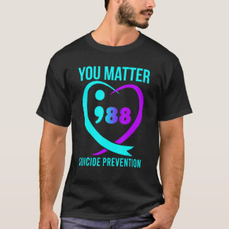 Camiseta Você Importa 988 Prevenção ao Suicídio Conscientiz