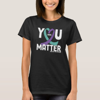 Camiseta Você Importa Conscientização sobre Suicídio 988