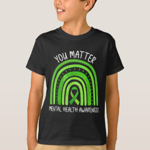 Camiseta Você Importa em Maio Usamos Verde Saúde Mental