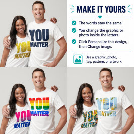Camiseta Você Importa Imagem Personalizada