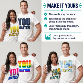 Camiseta Você Importa Imagem Personalizada