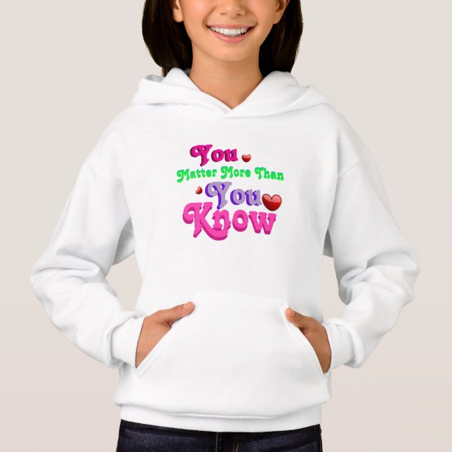 Camiseta Você importa mais do que sabe  (Frente)