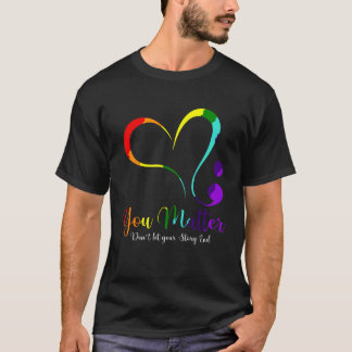 Camiseta Você Importa Não Deixe Sua História Acabar Saúde M