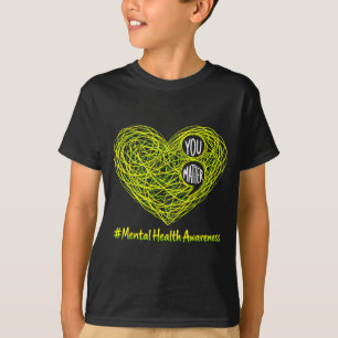 Camiseta Você Importa Ponto e Vírgula Conscientização sobre