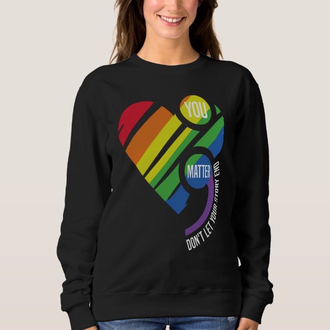 Camiseta Você Importa Ponto e Vírgula Não Deixe Sua Históri (Frente)