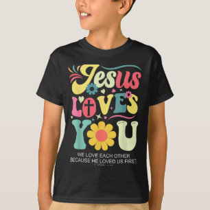 Camiseta Você Jesus Ama Cruz Cristã Deus Fé Bíblia Re