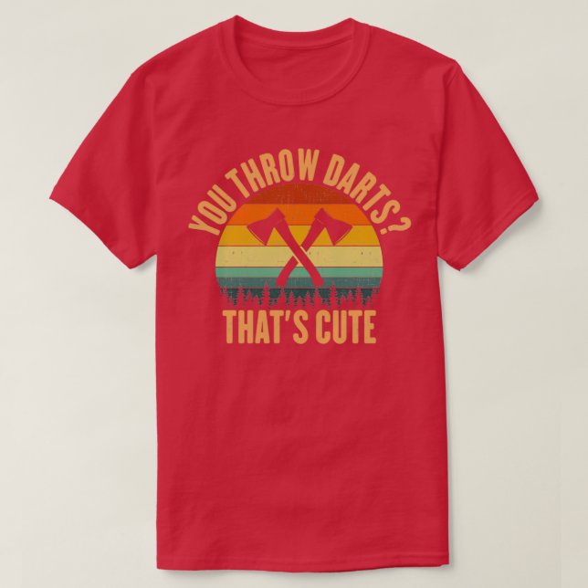 Camiseta Você Joga Dardos (Frente do Design)