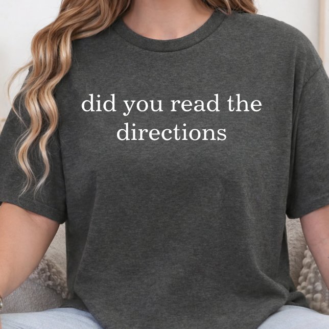 Camiseta Você Leu As Instruções Professor Volta às Aulas (Criador carregado)