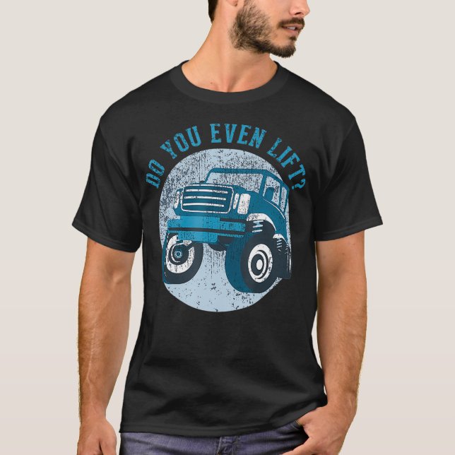 Camiseta Você Levanta 44 Caminhão Levantado Engraçado Legal (Frente)