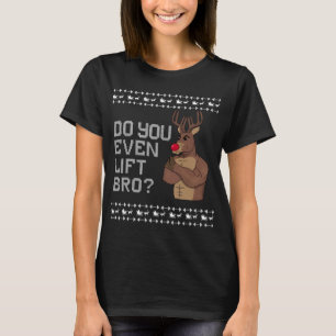 Camiseta Você Levanta Um Suor De Natal Feio