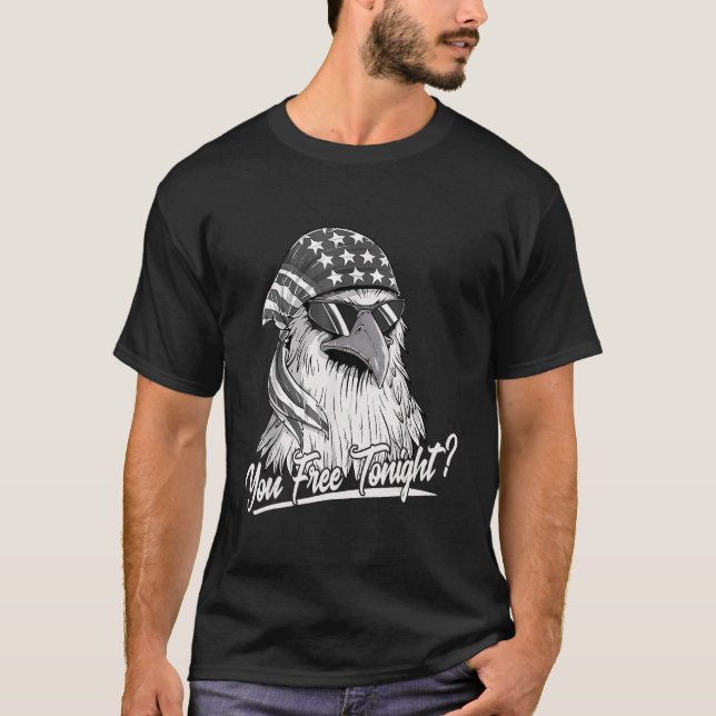 Camiseta Você Liberta Esta Noite A Águia Patriótica Da Band (Frente)