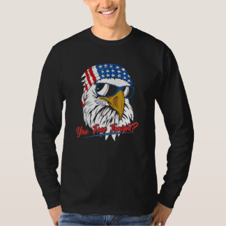 Camiseta Você Liberta Hoje À Noite A Águia Americana Bandei