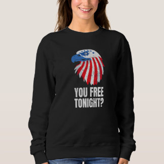 Camiseta Você Livre Esta Noite Patriótico Americano Águia C