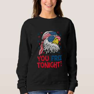 Camiseta Você Livre Hoje à Noite estrelas listras águia com