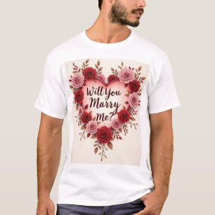 Camiseta Você Me Casado? Proposta romântica
