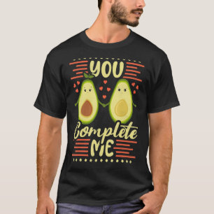 Camiseta Você Me Completou, Dia de os namorados De Casal Av