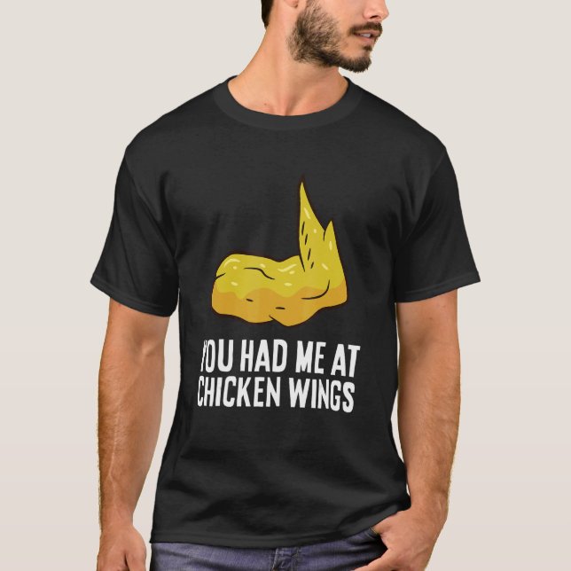Camiseta Você Me Conquistou Com As Asas De Frango Fast Food (Frente)