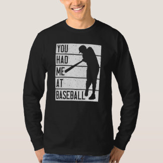 Camiseta Você Me Conquistou Com Beisebol