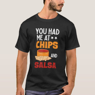 Camiseta Você Me Conquistou Com Chips E Salsa  Salsa Para Q