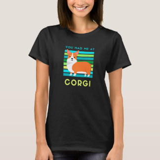 Camiseta Você Me Conquistou Com Corgi Cachorro Fã de Corgi 