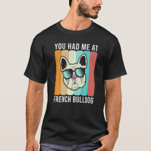 Camiseta Você me conquistou com French Bulldog Frenchie